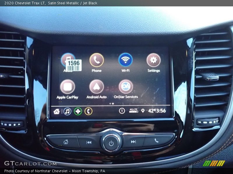 Satin Steel Metallic / Jet Black 2020 Chevrolet Trax LT