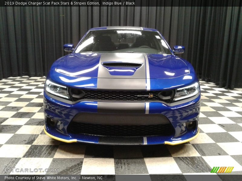 Indigo Blue / Black 2019 Dodge Charger Scat Pack Stars & Stripes Edition