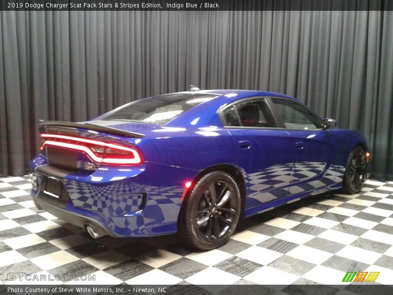 Indigo Blue / Black 2019 Dodge Charger Scat Pack Stars & Stripes Edition