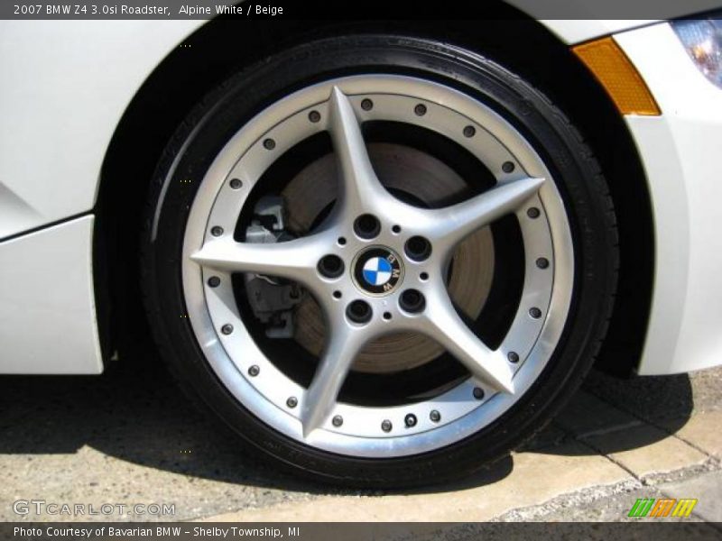 Alpine White / Beige 2007 BMW Z4 3.0si Roadster