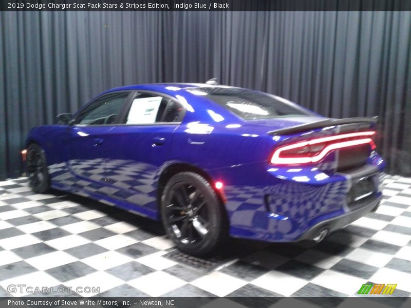 Indigo Blue / Black 2019 Dodge Charger Scat Pack Stars & Stripes Edition