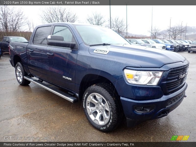 Patriot Blue Pearl / Black 2020 Ram 1500 Big Horn Crew Cab 4x4