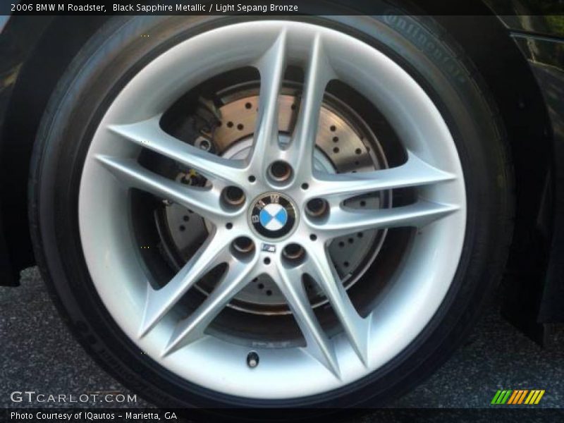 Black Sapphire Metallic / Light Sepang Bronze 2006 BMW M Roadster