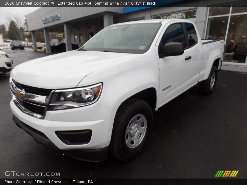Summit White / Ash Gray/Jet Black 2020 Chevrolet Colorado WT Extended Cab 4x4