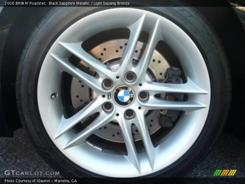 Black Sapphire Metallic / Light Sepang Bronze 2006 BMW M Roadster