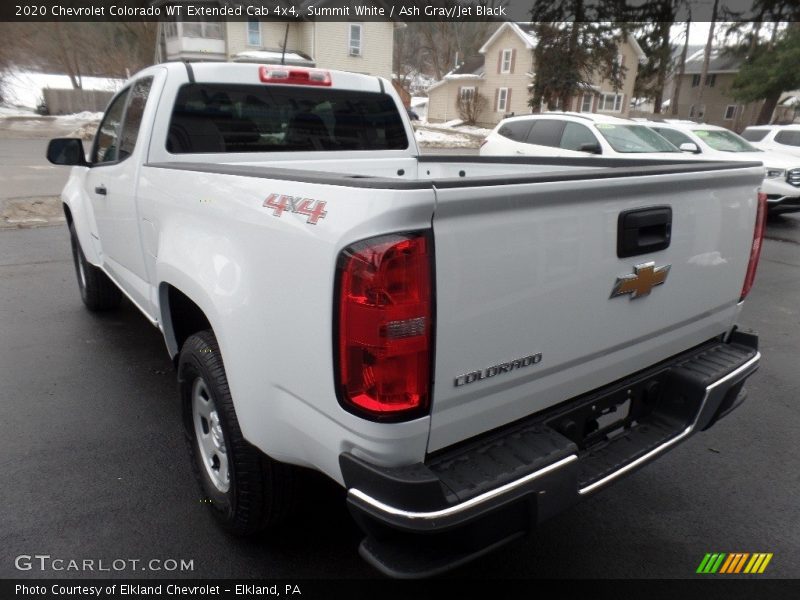 Summit White / Ash Gray/Jet Black 2020 Chevrolet Colorado WT Extended Cab 4x4