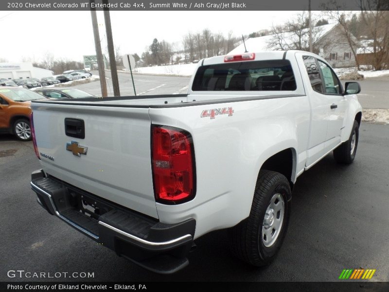 Summit White / Ash Gray/Jet Black 2020 Chevrolet Colorado WT Extended Cab 4x4