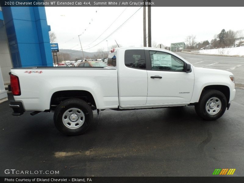 Summit White / Ash Gray/Jet Black 2020 Chevrolet Colorado WT Extended Cab 4x4