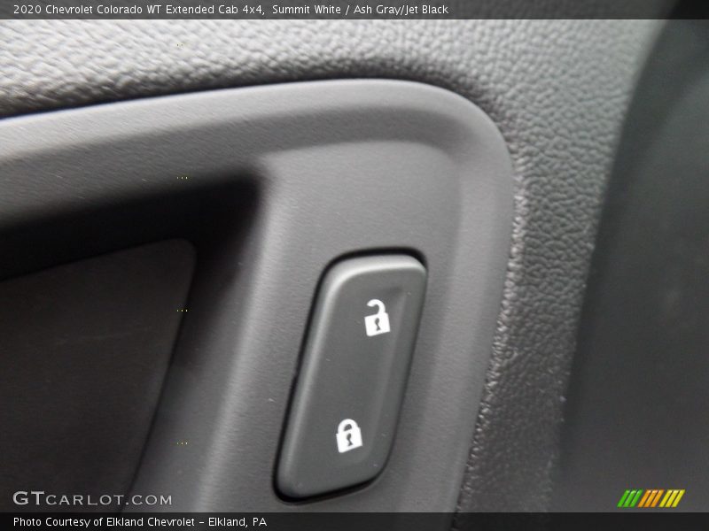 Summit White / Ash Gray/Jet Black 2020 Chevrolet Colorado WT Extended Cab 4x4