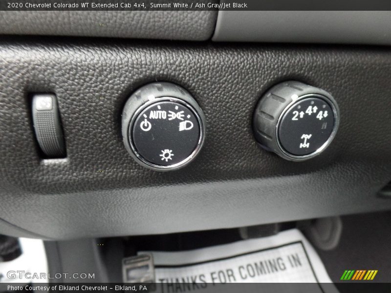 Summit White / Ash Gray/Jet Black 2020 Chevrolet Colorado WT Extended Cab 4x4