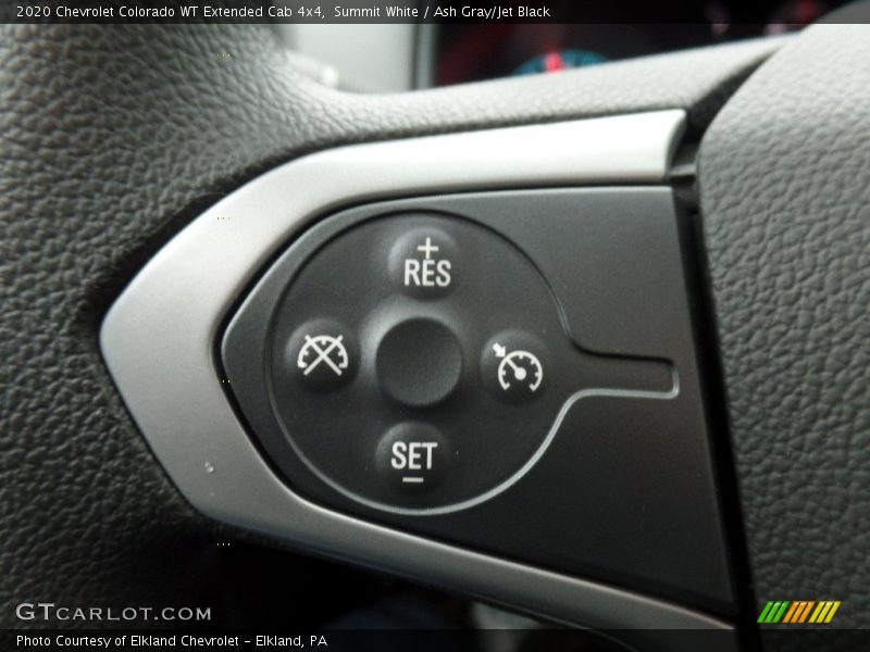 Summit White / Ash Gray/Jet Black 2020 Chevrolet Colorado WT Extended Cab 4x4