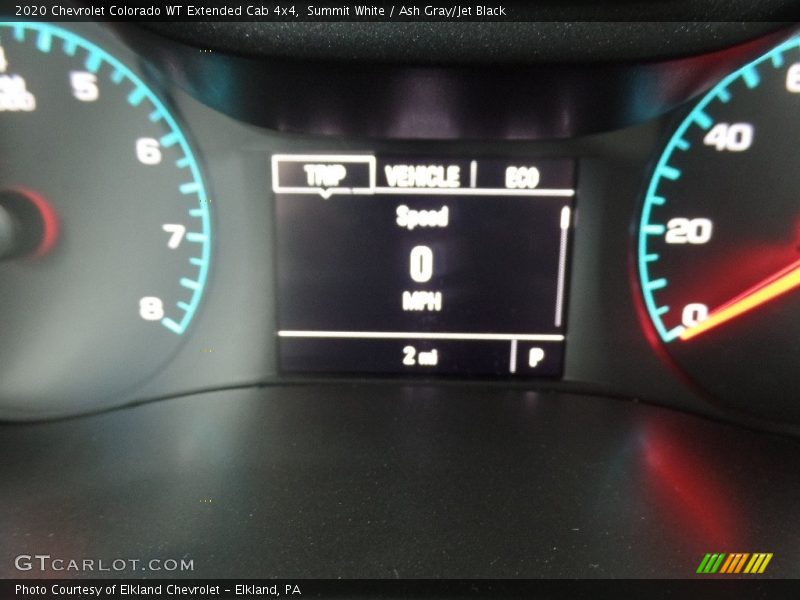 Summit White / Ash Gray/Jet Black 2020 Chevrolet Colorado WT Extended Cab 4x4