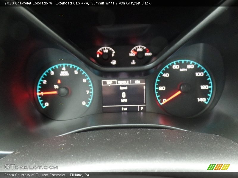 Summit White / Ash Gray/Jet Black 2020 Chevrolet Colorado WT Extended Cab 4x4