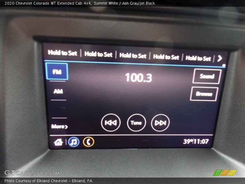 Summit White / Ash Gray/Jet Black 2020 Chevrolet Colorado WT Extended Cab 4x4