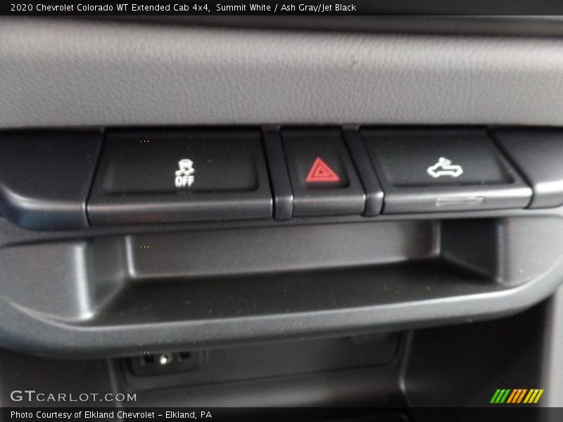 Summit White / Ash Gray/Jet Black 2020 Chevrolet Colorado WT Extended Cab 4x4