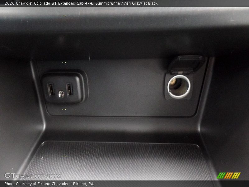 Summit White / Ash Gray/Jet Black 2020 Chevrolet Colorado WT Extended Cab 4x4