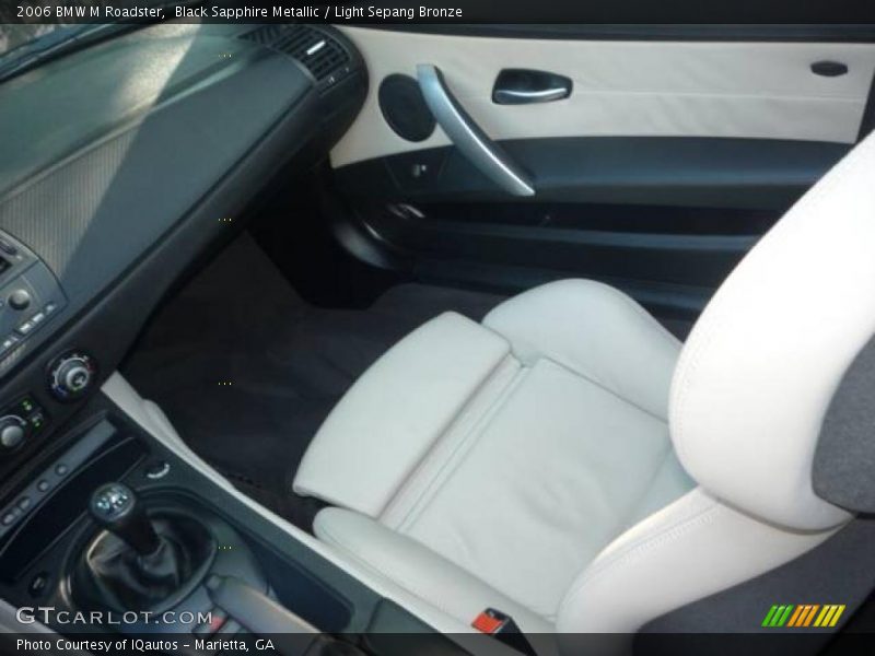 Black Sapphire Metallic / Light Sepang Bronze 2006 BMW M Roadster