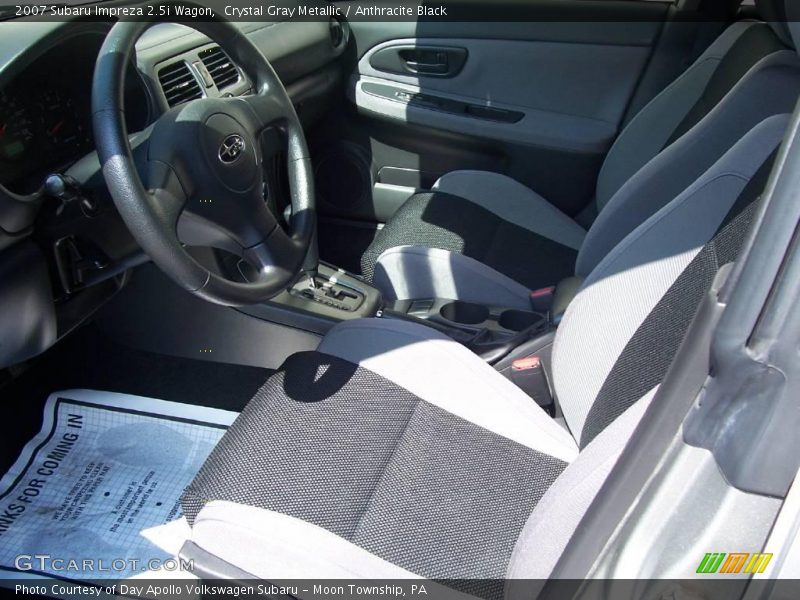 Crystal Gray Metallic / Anthracite Black 2007 Subaru Impreza 2.5i Wagon