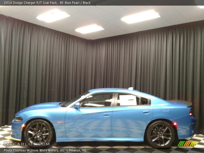 B5 Blue Pearl / Black 2019 Dodge Charger R/T Scat Pack