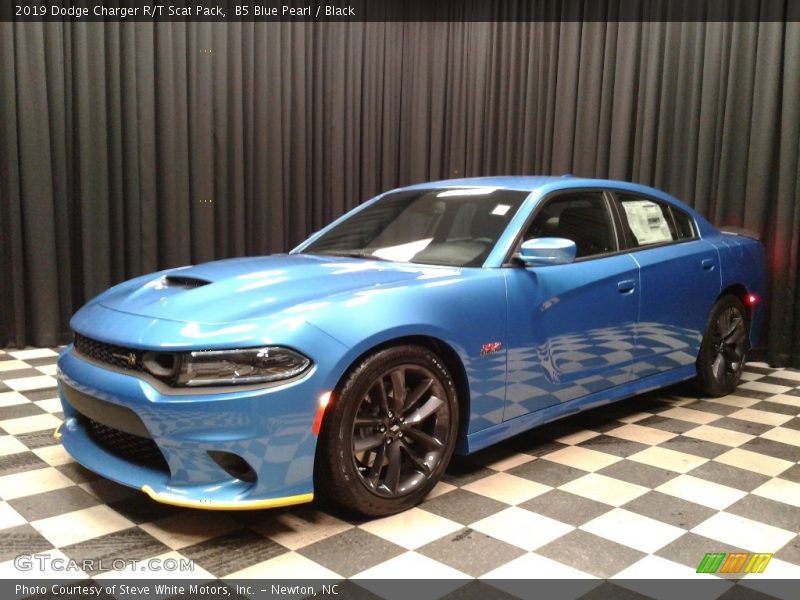 B5 Blue Pearl / Black 2019 Dodge Charger R/T Scat Pack