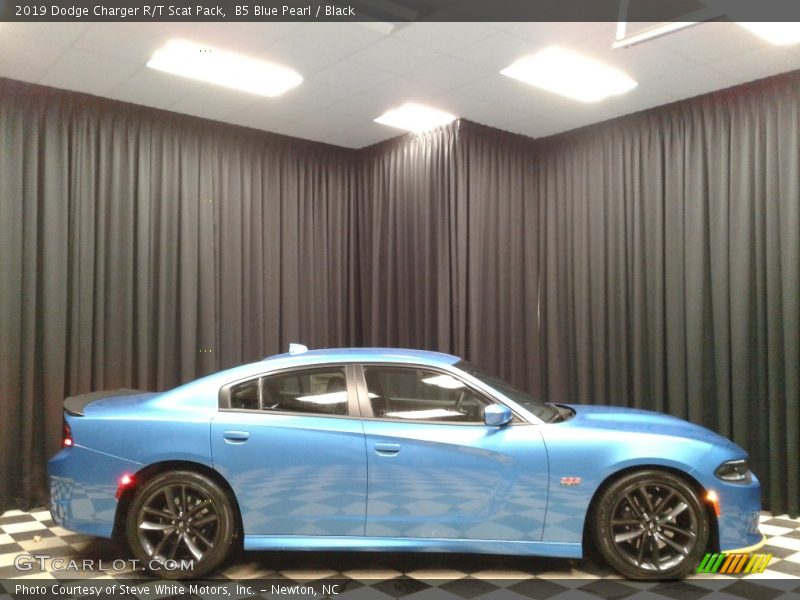 B5 Blue Pearl / Black 2019 Dodge Charger R/T Scat Pack