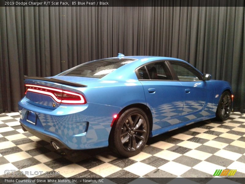 B5 Blue Pearl / Black 2019 Dodge Charger R/T Scat Pack