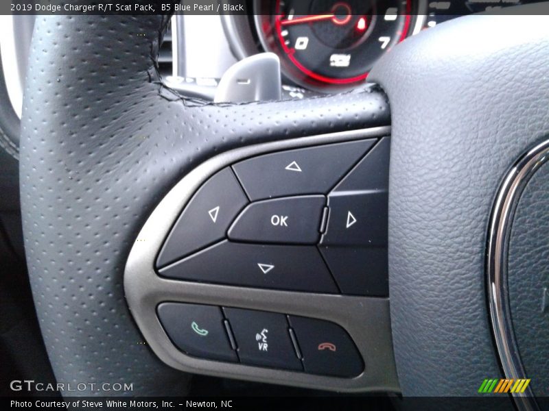 B5 Blue Pearl / Black 2019 Dodge Charger R/T Scat Pack