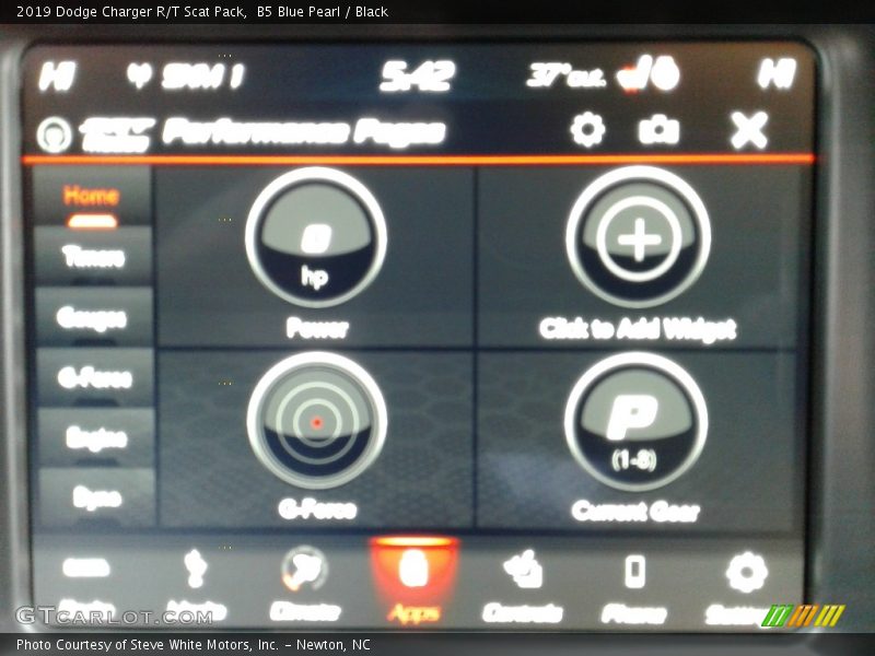 B5 Blue Pearl / Black 2019 Dodge Charger R/T Scat Pack