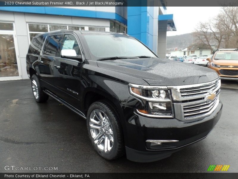 Black / Jet Black/Mahogany 2020 Chevrolet Suburban Premier 4WD