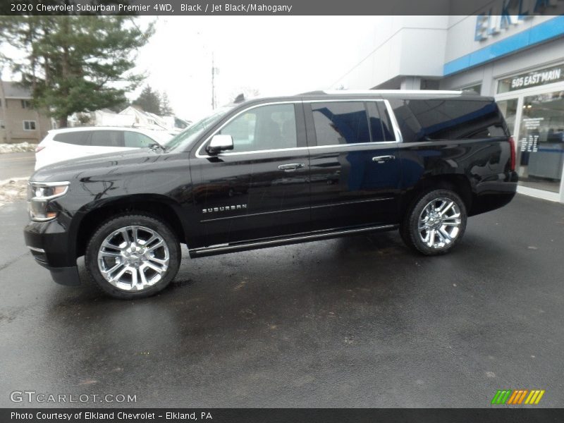 Black / Jet Black/Mahogany 2020 Chevrolet Suburban Premier 4WD