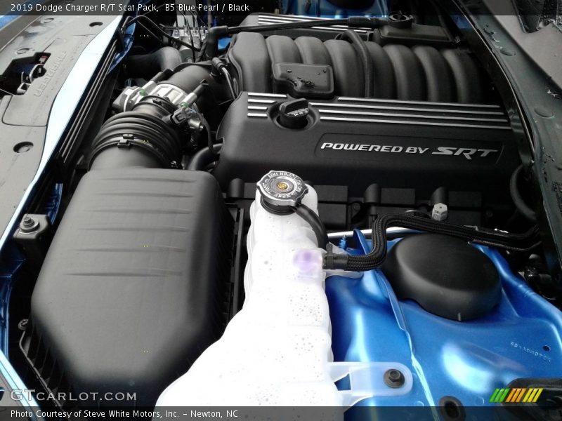 B5 Blue Pearl / Black 2019 Dodge Charger R/T Scat Pack