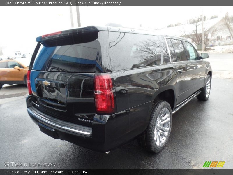 Black / Jet Black/Mahogany 2020 Chevrolet Suburban Premier 4WD