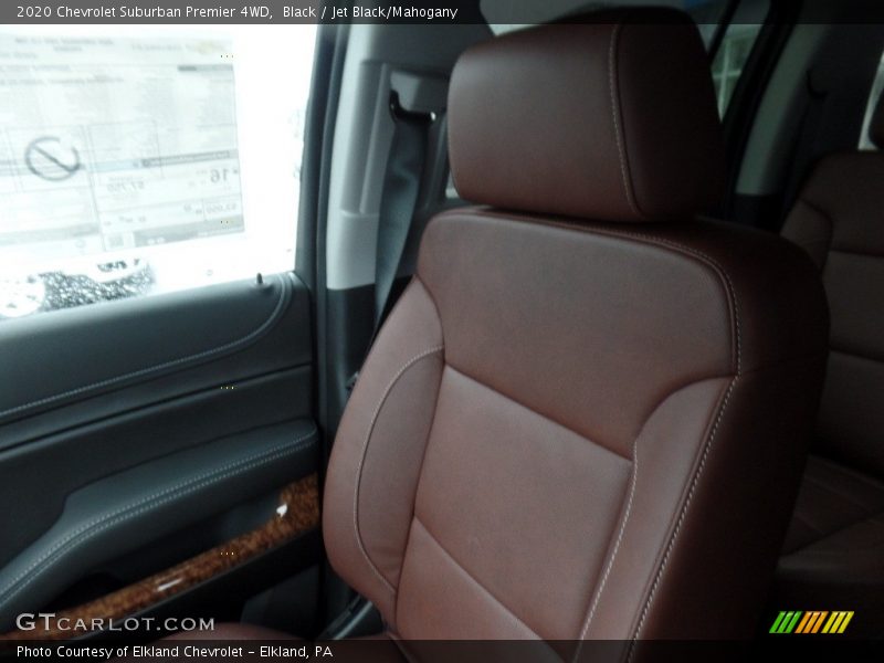 Black / Jet Black/Mahogany 2020 Chevrolet Suburban Premier 4WD