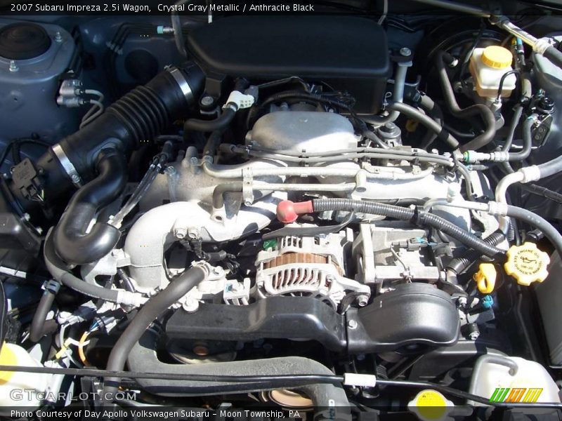 Crystal Gray Metallic / Anthracite Black 2007 Subaru Impreza 2.5i Wagon