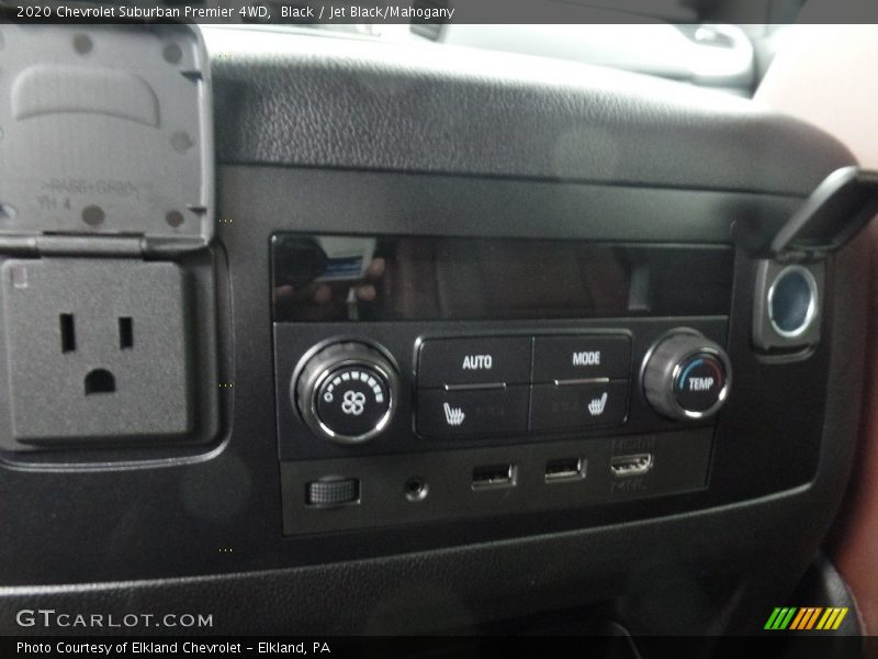 Black / Jet Black/Mahogany 2020 Chevrolet Suburban Premier 4WD