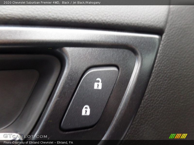 Black / Jet Black/Mahogany 2020 Chevrolet Suburban Premier 4WD