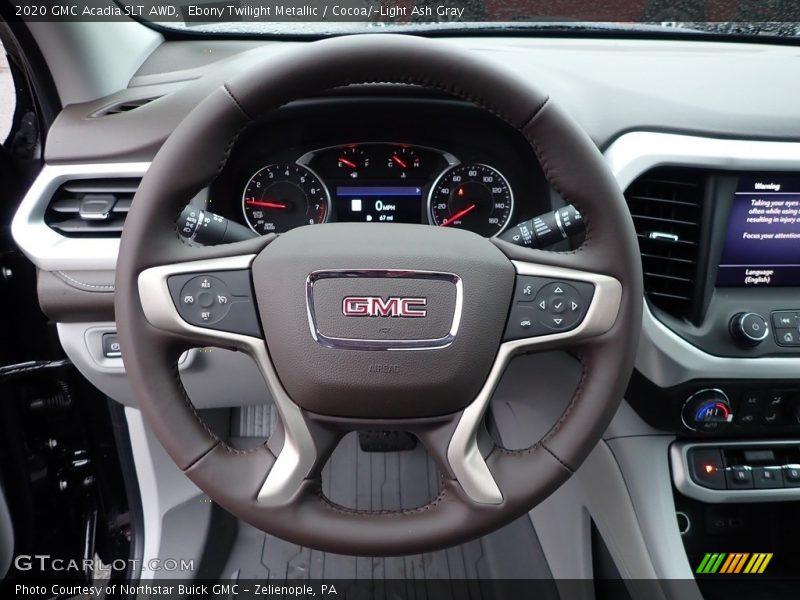 Ebony Twilight Metallic / Cocoa/­Light Ash Gray 2020 GMC Acadia SLT AWD
