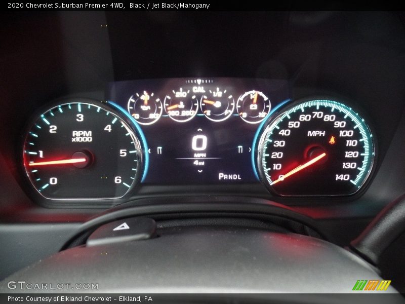 Black / Jet Black/Mahogany 2020 Chevrolet Suburban Premier 4WD