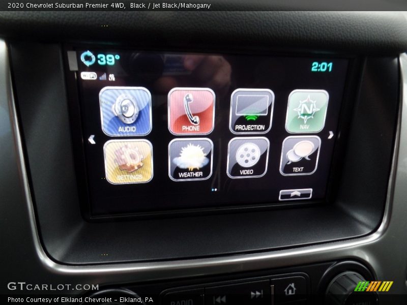 Black / Jet Black/Mahogany 2020 Chevrolet Suburban Premier 4WD
