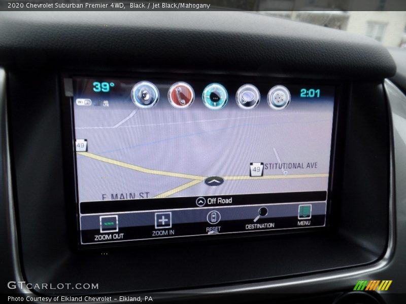 Black / Jet Black/Mahogany 2020 Chevrolet Suburban Premier 4WD
