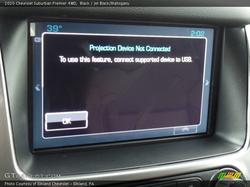 Black / Jet Black/Mahogany 2020 Chevrolet Suburban Premier 4WD
