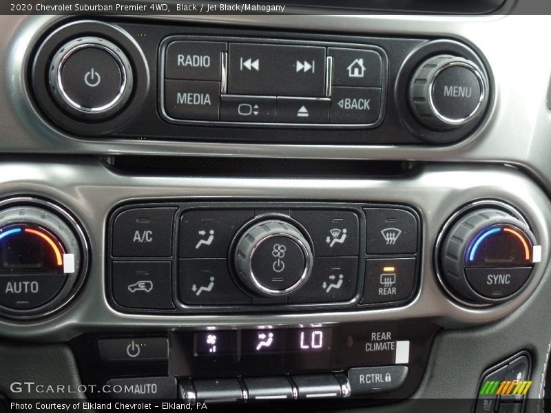 Black / Jet Black/Mahogany 2020 Chevrolet Suburban Premier 4WD