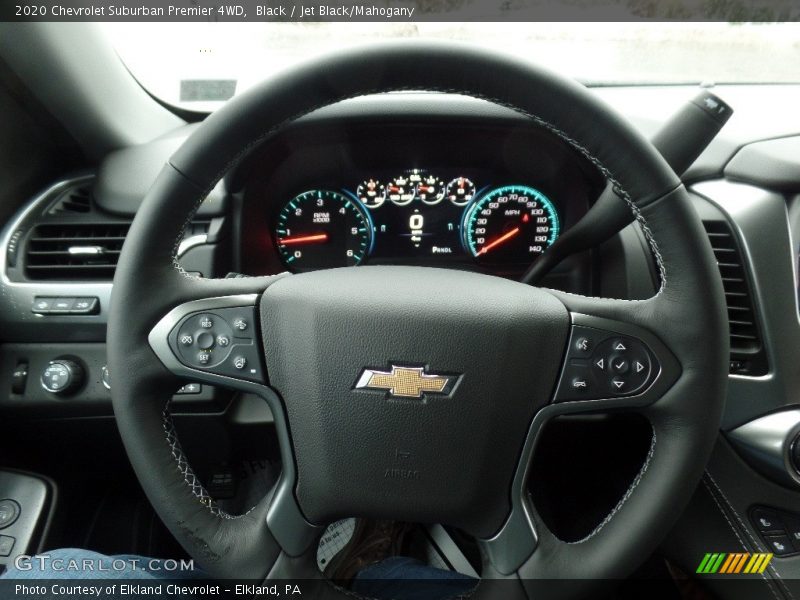 Black / Jet Black/Mahogany 2020 Chevrolet Suburban Premier 4WD