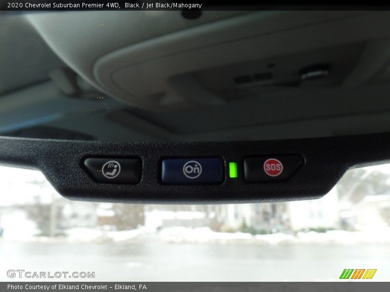 Black / Jet Black/Mahogany 2020 Chevrolet Suburban Premier 4WD