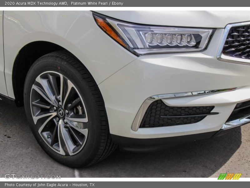 Platinum White Pearl / Ebony 2020 Acura MDX Technology AWD