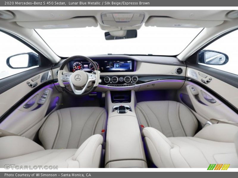 Front Seat of 2020 S 450 Sedan