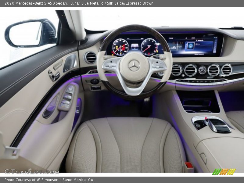 Front Seat of 2020 S 450 Sedan