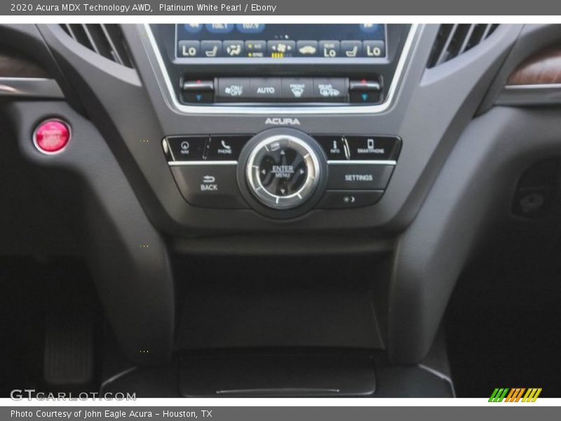 Platinum White Pearl / Ebony 2020 Acura MDX Technology AWD