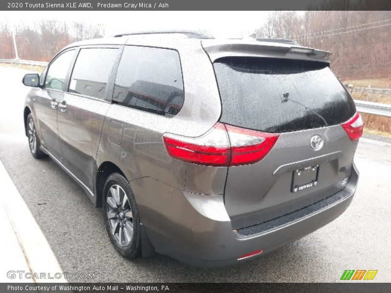 Predawn Gray Mica / Ash 2020 Toyota Sienna XLE AWD