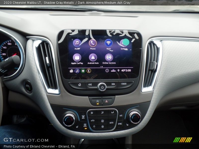 Shadow Gray Metallic / Dark Atmosphere/Medium Ash Gray 2020 Chevrolet Malibu LT